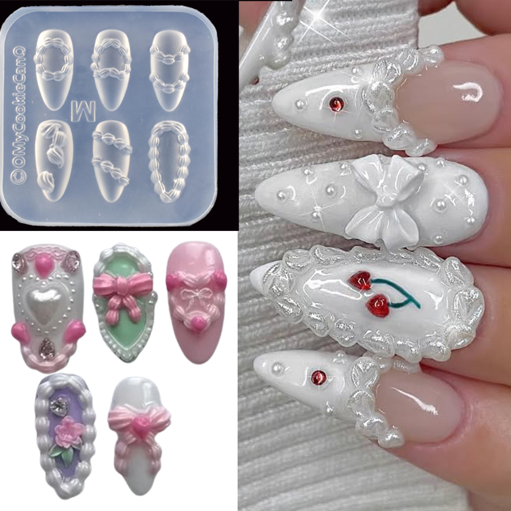 Resin Art Template - 1pc Cetakan Silikon 3D untuk Seni