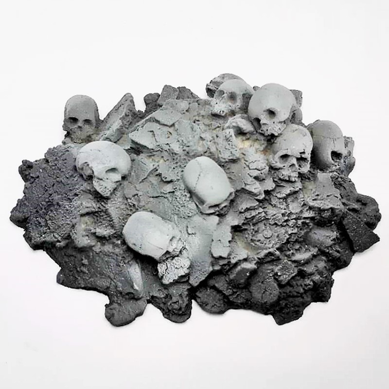 Resin Art Kitchen - Cetakan Silikon Halloween Tengkorak Tiang Diy