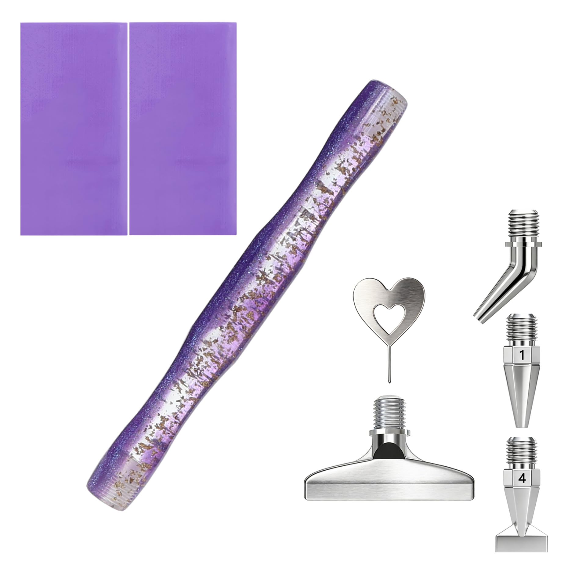 Resin Art Pen - Pena seni lukis berlian, dengan ujung