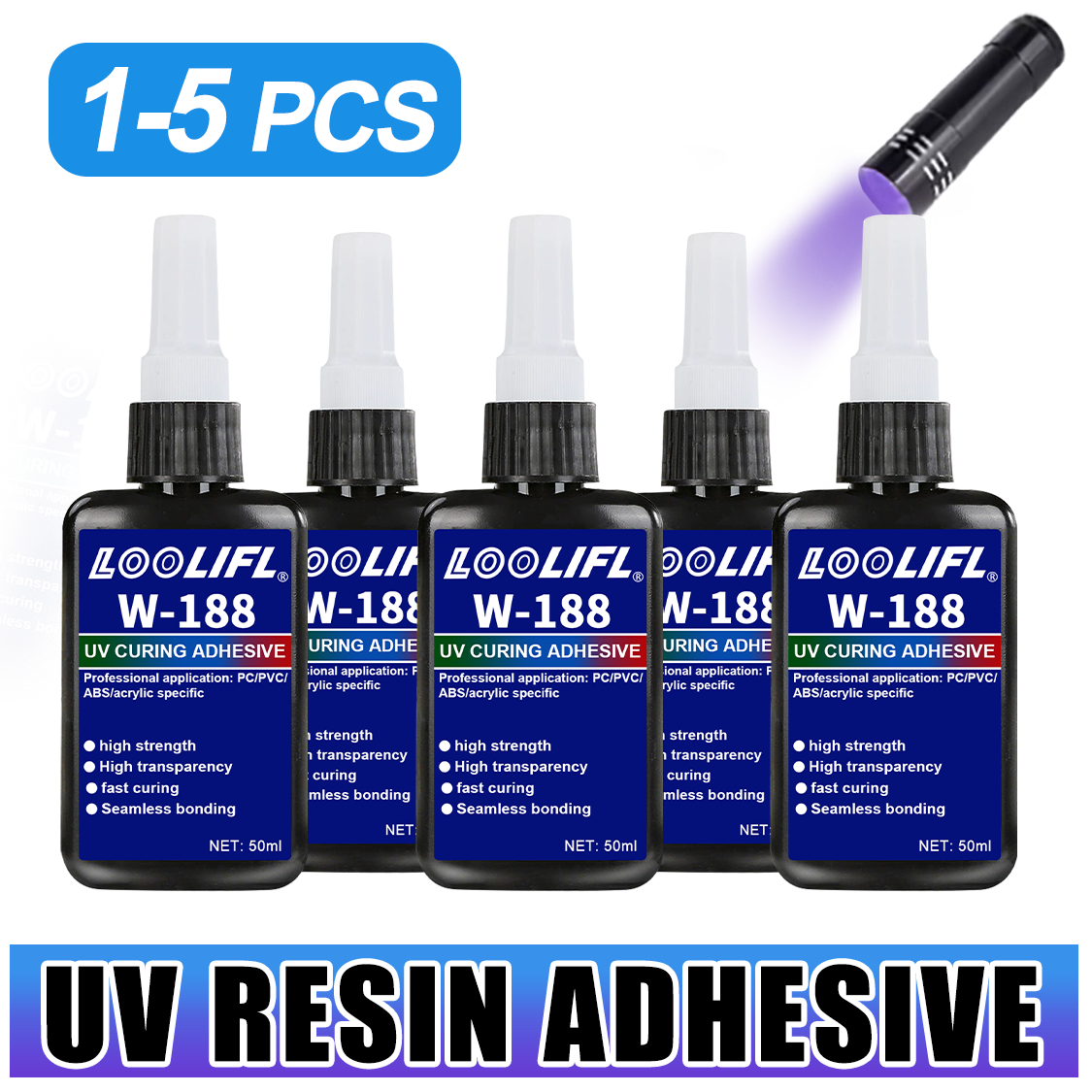 Resin Art Uv Light - LOOLIFL 188 Lem Resin UV Kuat