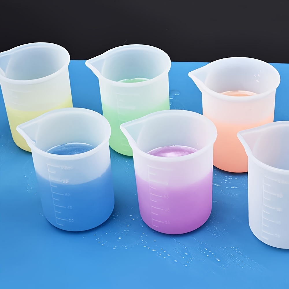 Resin Art Kitchen - Set Gelas Ukur Silikon 5-Potong -