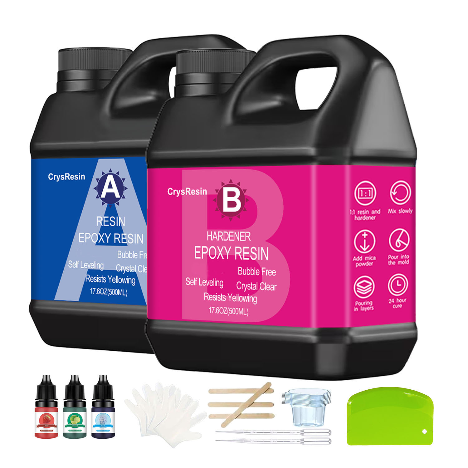Resin Epoksi Crystal Clear 1:1 - Resin Art Epoxy ulasan dan harga
