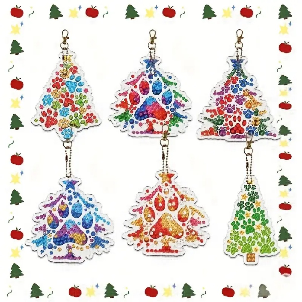 6 Buah/Set Gantungan Kunci Luk - Resin Art Pen ulasan dan harga