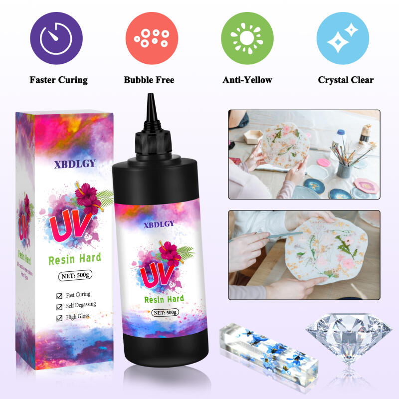 200g/250g/500g Resin UV Lem Ke - Resin Art Epoxy ulasan dan harga