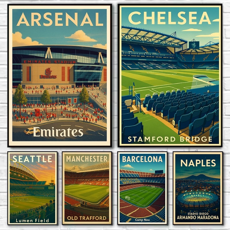 Poster Tempat Olahraga Stadion - Resin Art Wall Decor ulasan dan harga