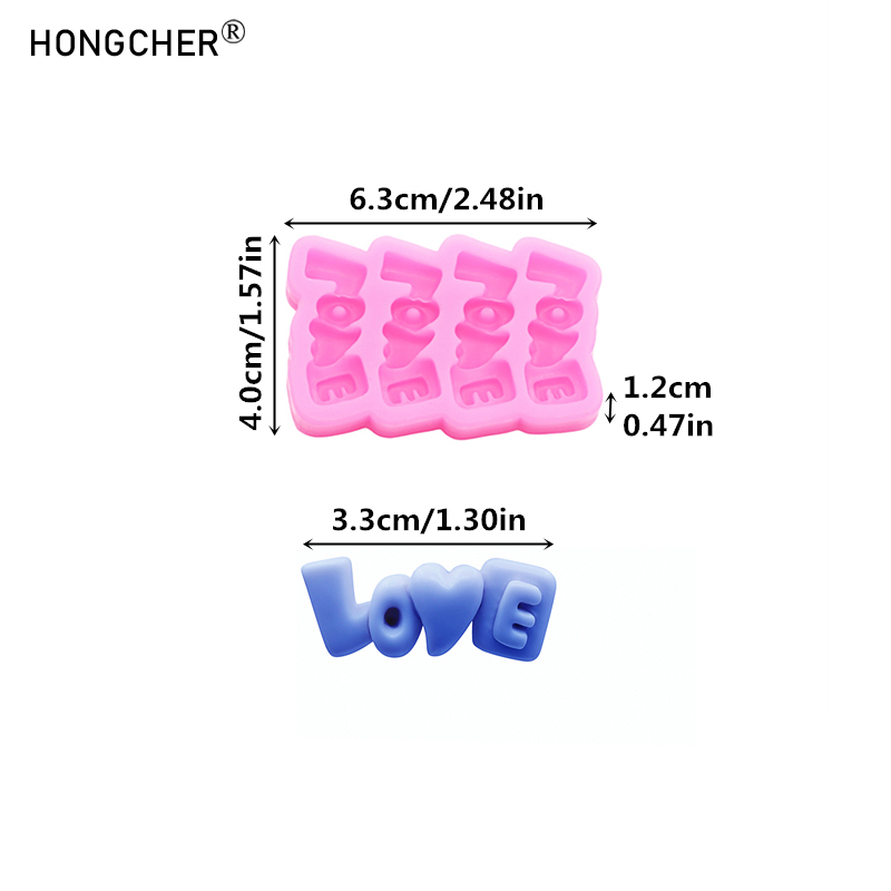 Cetakan Silikon Huruf LOVE unt - Resin Art Phone Case ulasan dan harga