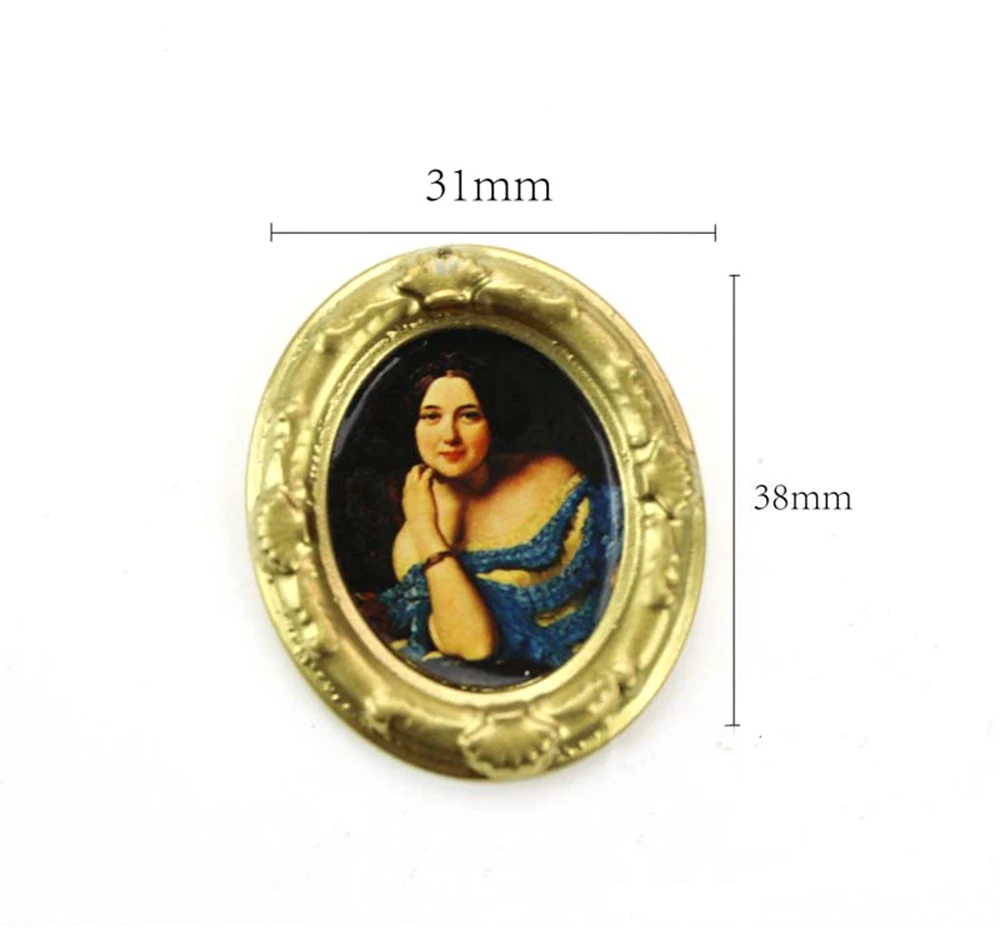 1/12 Rumah Boneka Miniatur Bin - Resin Art Frame ulasan dan harga