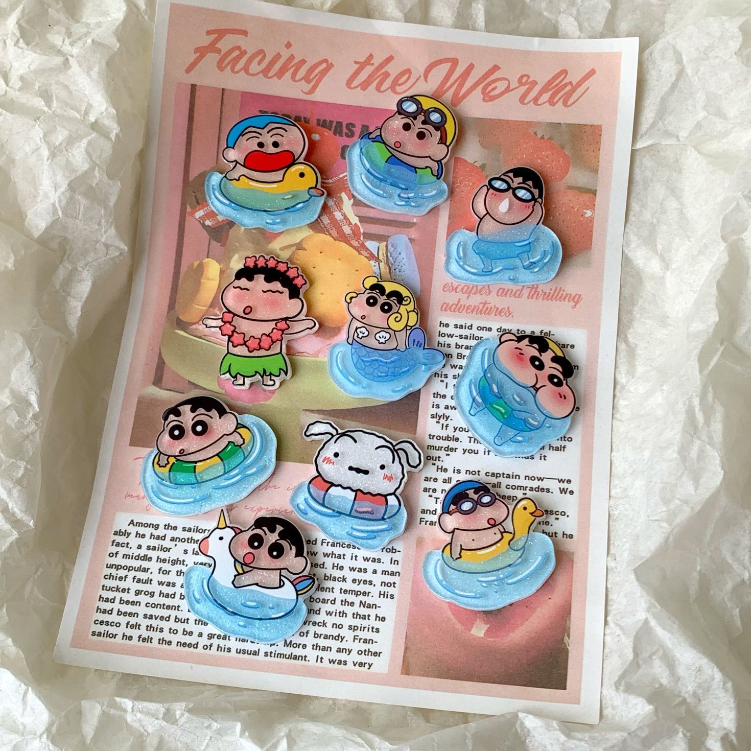 Aksesoris resin Crayon Shin-ch - Resin Art Phone Case ulasan dan harga