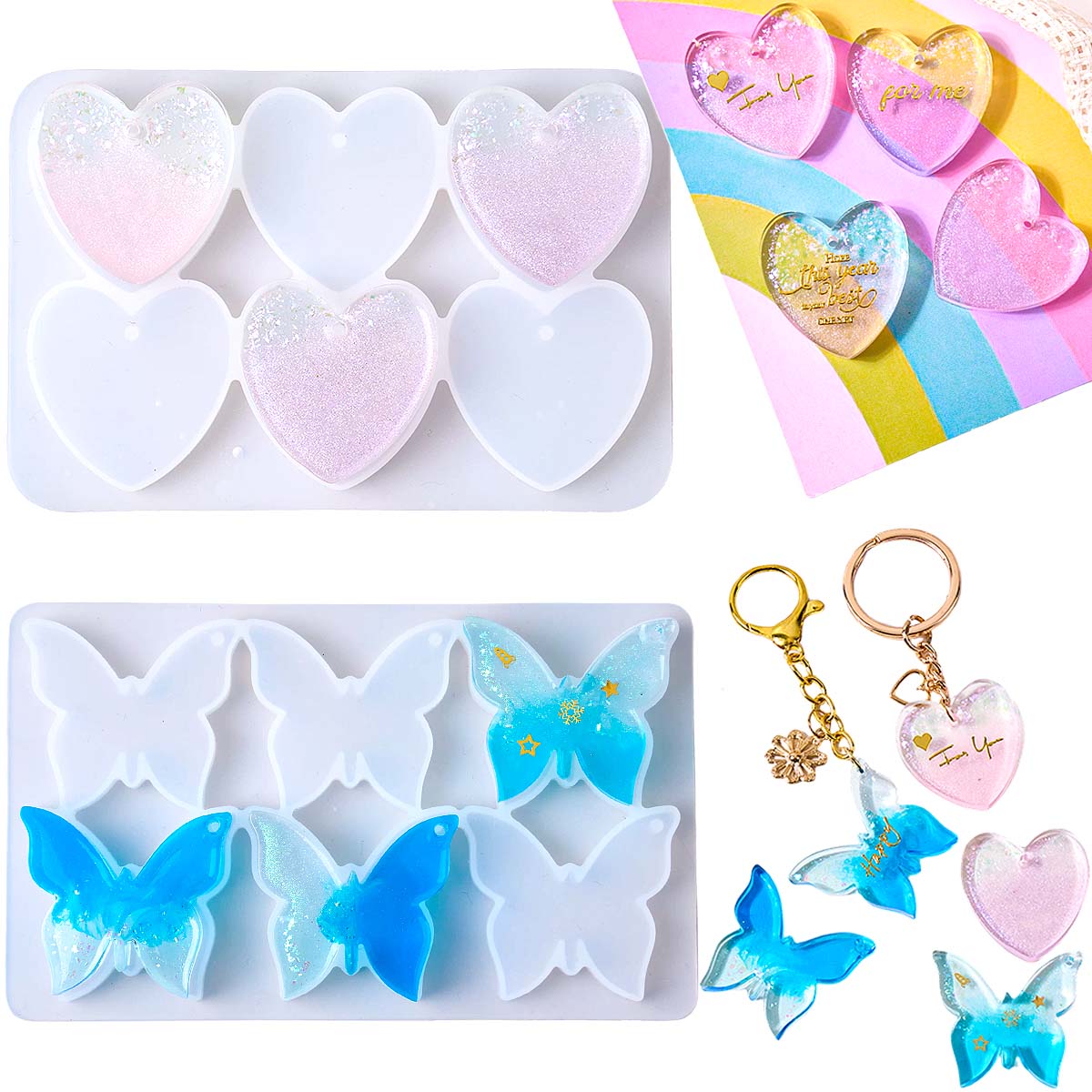 Cetakan Silikon Anting Enam Lu - Resin Art Epoxy ulasan dan harga