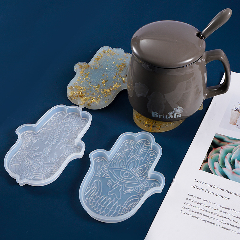 1 Buah DIY Coaster Hand Of Fat - Resin Art Epoxy ulasan dan harga