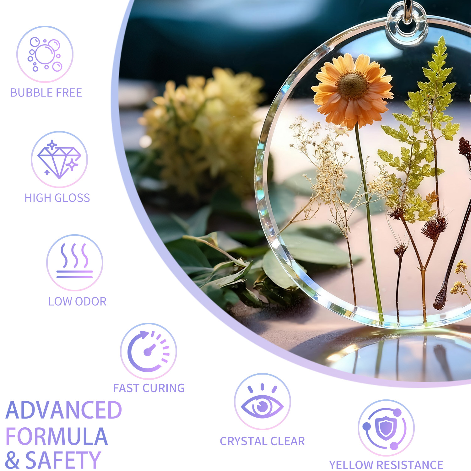 Resin UV 200g Kristal Jernih,  - Resin Art Epoxy ulasan dan harga