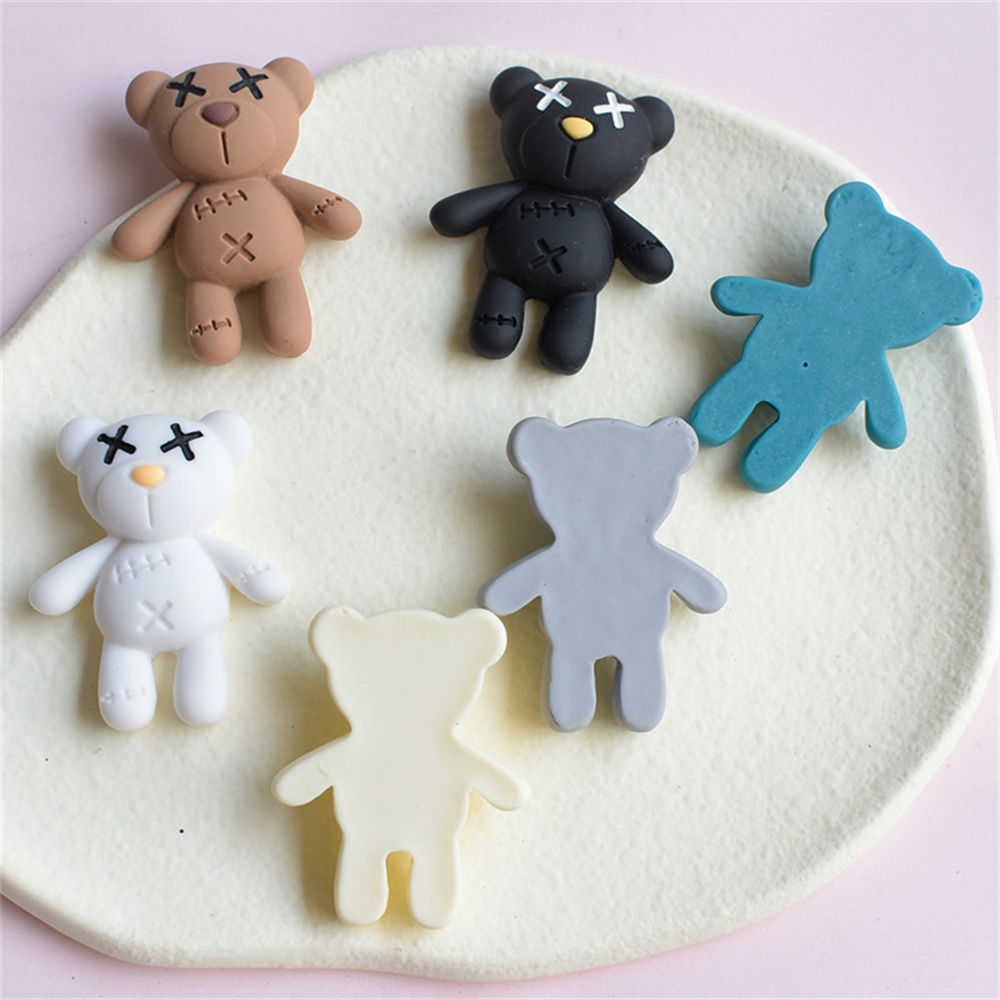 10 Buah Lucu Kartun Beruang Fl - Resin Art Phone Case ulasan dan harga
