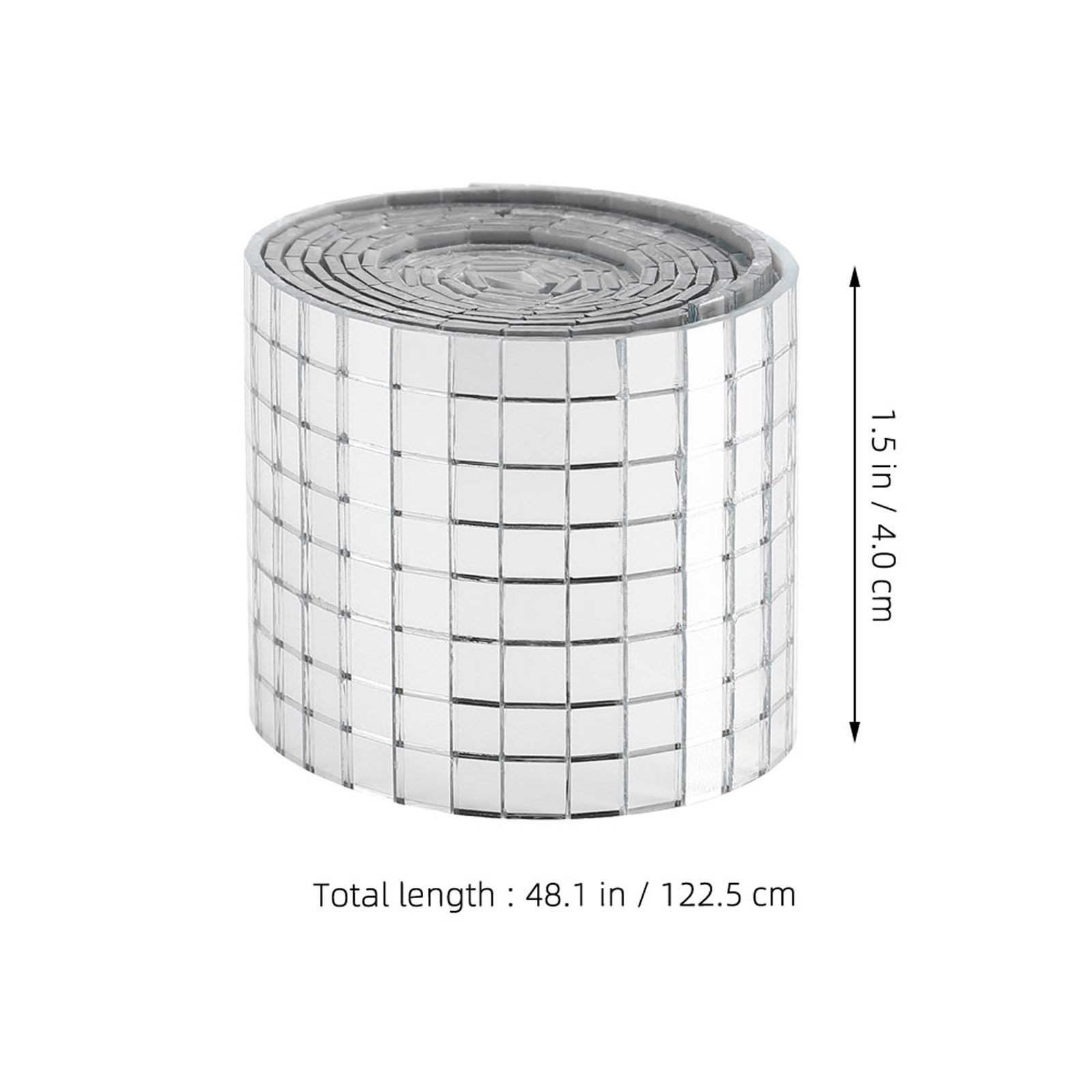 3920 Buah Ubin Mosaik Cermin T - Resin Art Kitchen ulasan dan harga