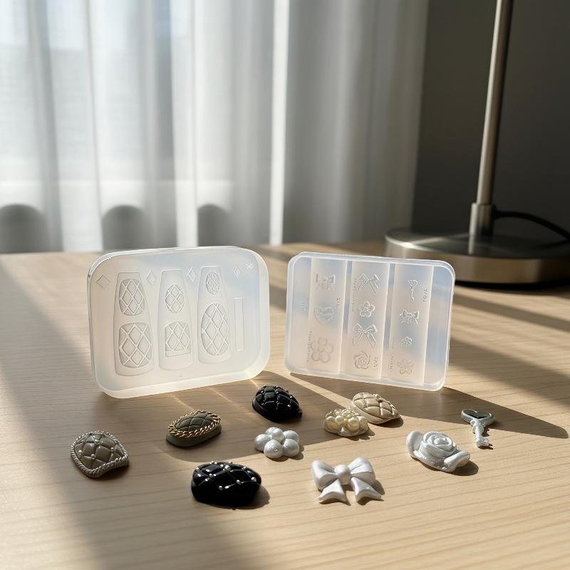 Cetakan Kuku Silikon Motif Kot - Resin Art Template ulasan dan harga