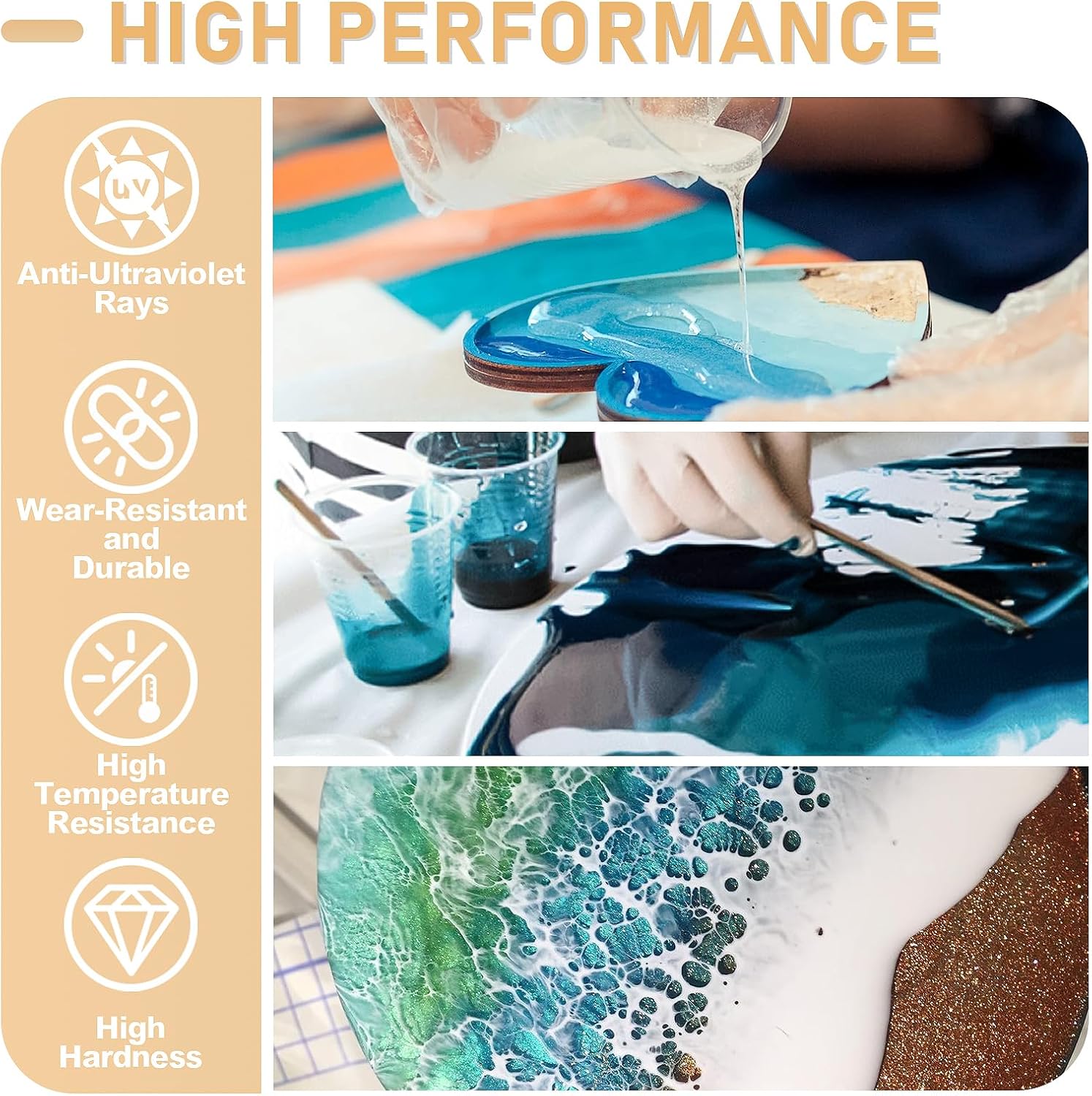 17.6oz/33.8oz Resin Epoksi AB  - Resin Art Epoxy ulasan dan harga