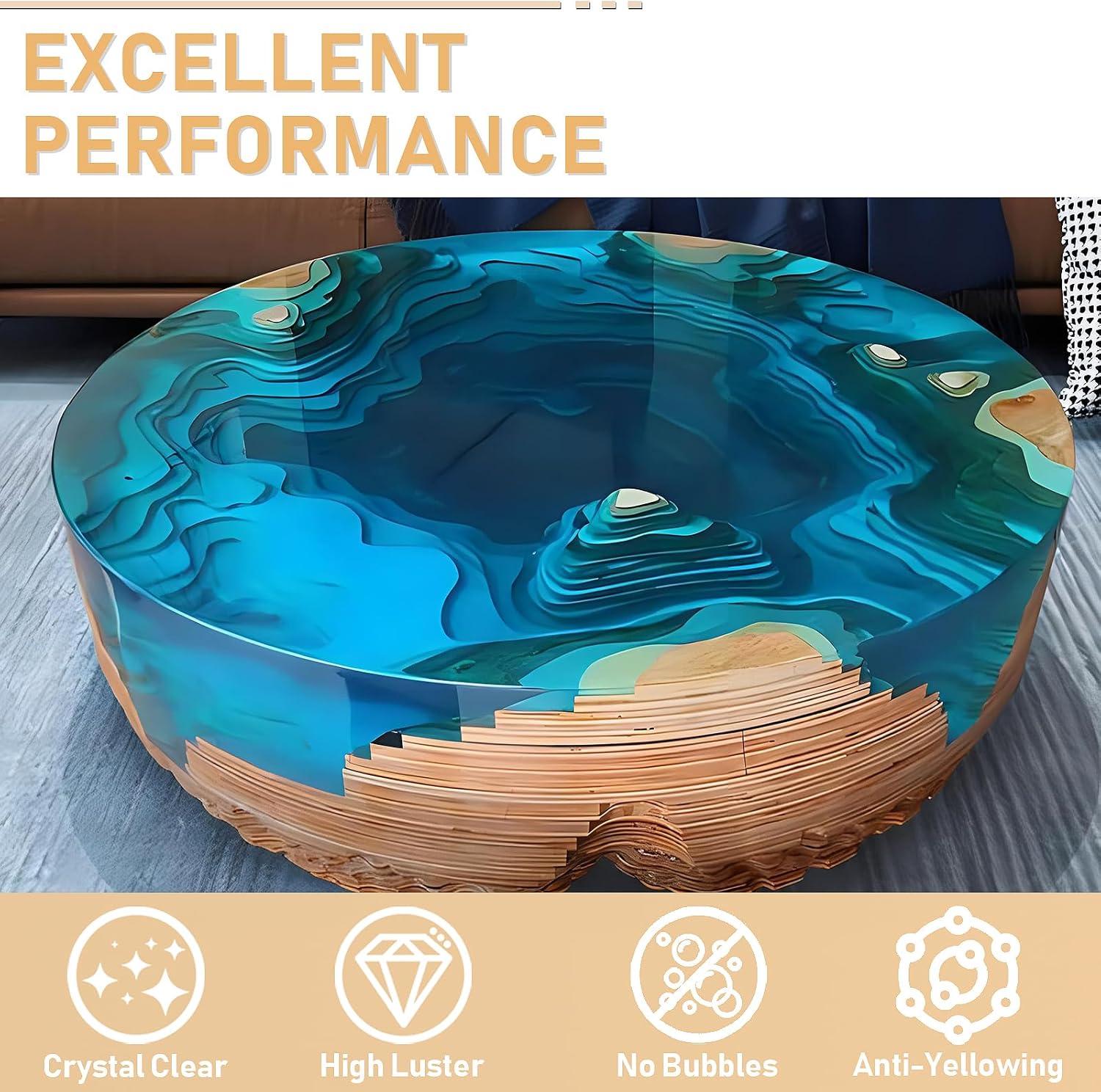 17.6oz/33.8oz Resin Epoksi AB  - Resin Art Epoxy ulasan dan harga