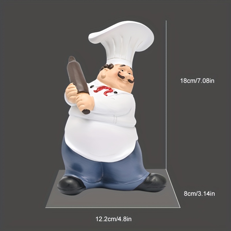 Patung Resin Chef-Chef Berjeng - Resin Art Kitchen ulasan dan harga