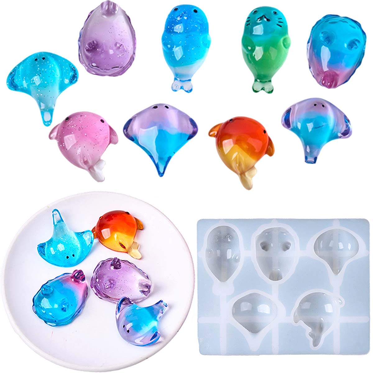 Cetakan Silikon Ikan Pari Kawa - Resin Art Epoxy ulasan dan harga