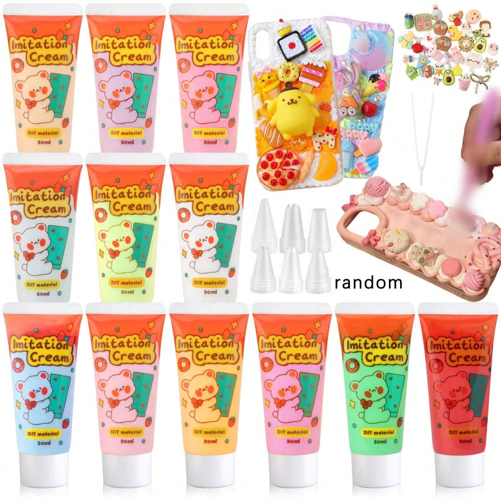 Lem Krim Seri Multi Warna (50m - Resin Art Phone Case ulasan dan harga