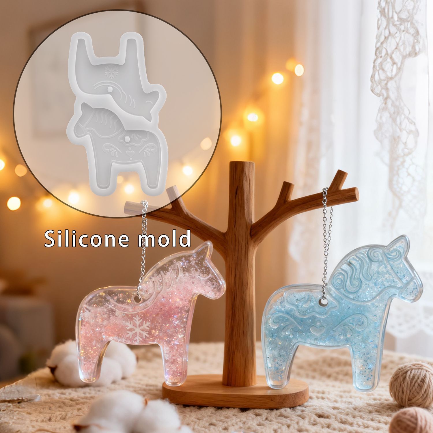 Cetakan Silikon Kuda Dala DIY  - Resin Art Epoxy ulasan dan harga