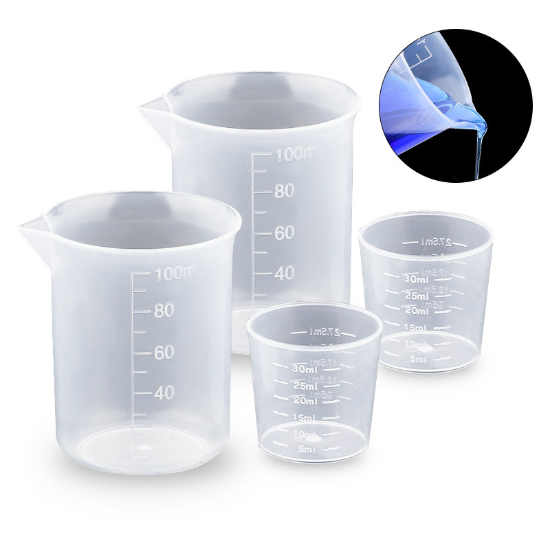 100ML & 30ML Gelas Ukur Plasti - Resin Art Kitchen ulasan dan harga