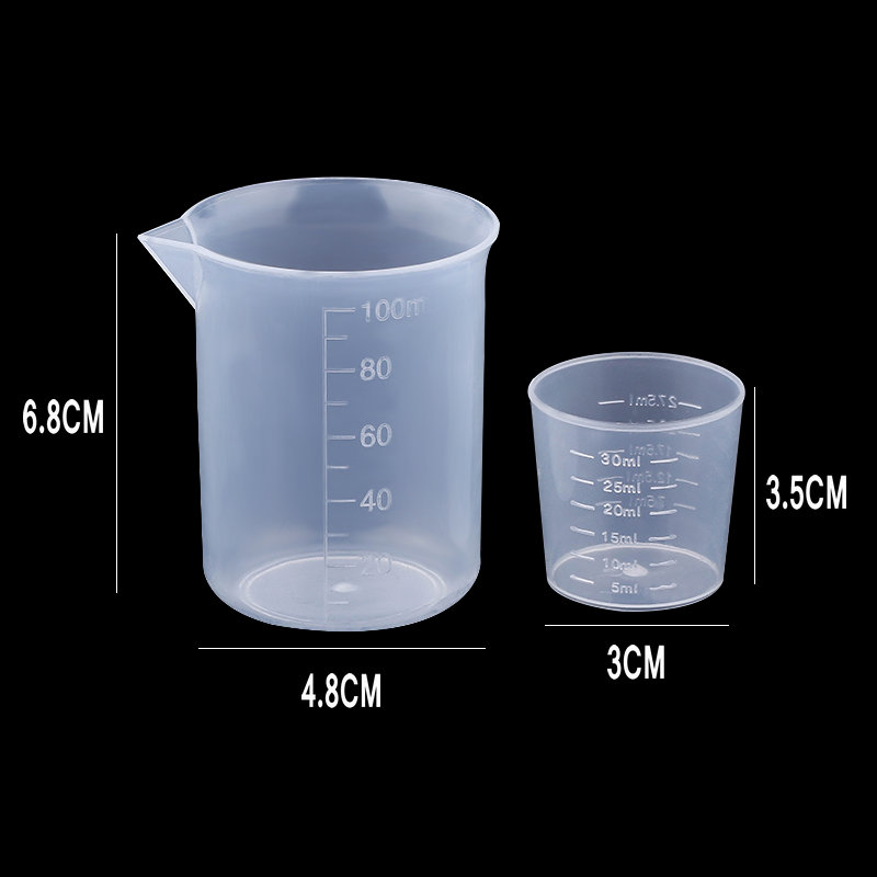 100ML & 30ML Gelas Ukur Plasti - Resin Art Kitchen ulasan dan harga