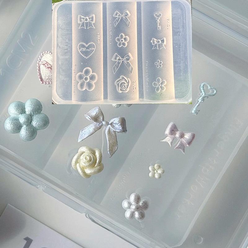 Cetakan Kuku Silikon Portabel  - Resin Art Template ulasan dan harga