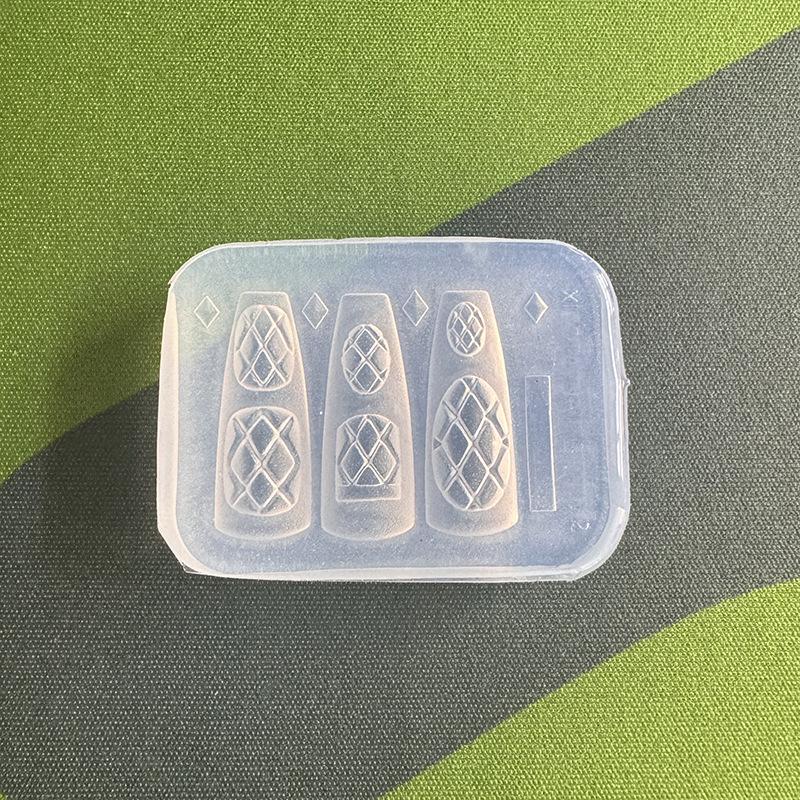 Cetakan Kuku Silikon Portabel  - Resin Art Template ulasan dan harga