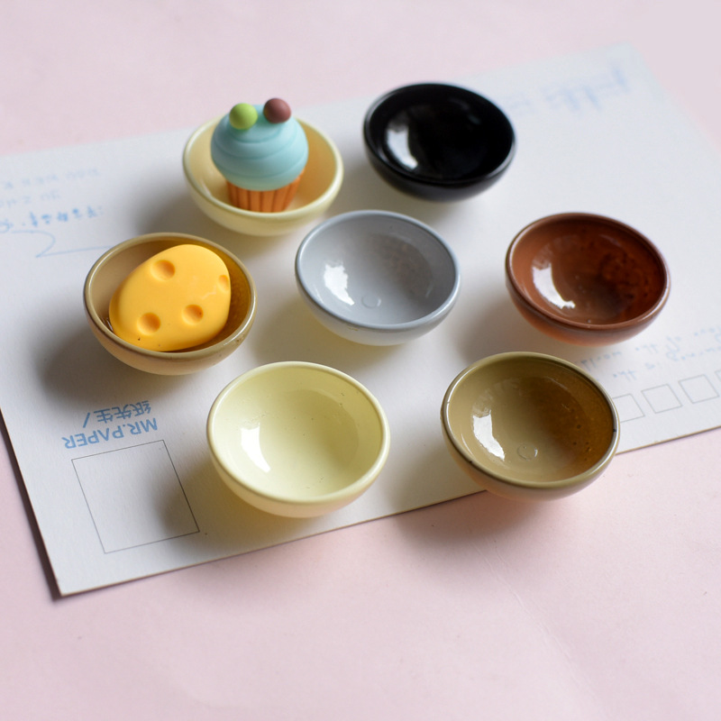 10 buah miniatur mangkuk Resin - Resin Art Kitchen ulasan dan harga