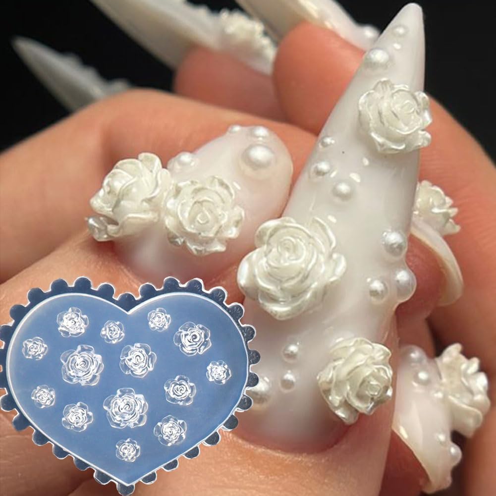 Cetakan Kuku Bunga 3D Alat Kuk - Resin Art Template ulasan dan harga