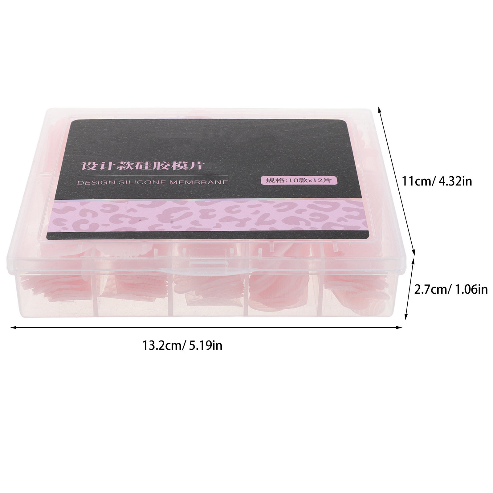 120Pcs Cetakan Seni Kuku Silik - Resin Art Template ulasan dan harga
