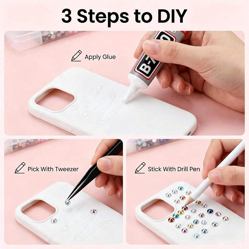 Kit Berlian Imitasi Resin Flat - Resin Art Phone Case ulasan dan harga
